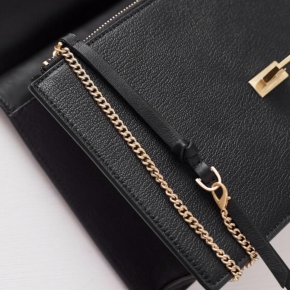 Reiss Snake Skin Leather Crossbody Bag - Picture 6 of 7